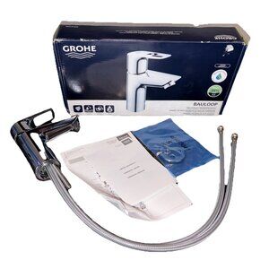 NEW! Grohe Bauloop Single Handle With Hole 40545 DÜSSELDORF CHROME W/BOX